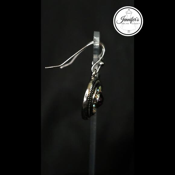 Lia Sophia "Pretty Please" Colorama Silver Cut Crystal Earring & Necklace Set - Picture 11 of 14